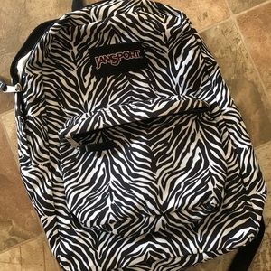 Jansport Zebra Print Backpack